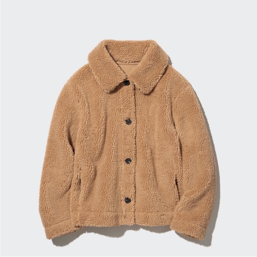 Uniqlo Pile-Lined Fleece Jacket — Small